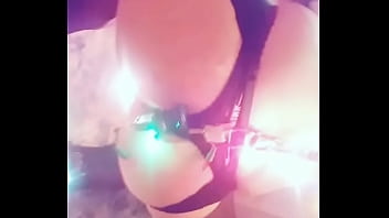 Faerie wraped in lights