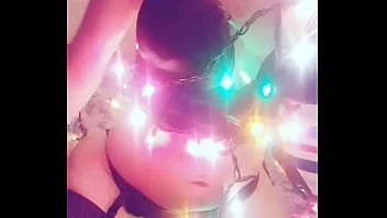 Faerie wraped in lights