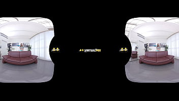 Antonia sainz is caught peeing her pants in vr porn scene