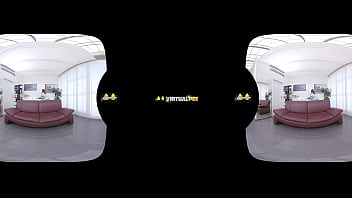 Antonia sainz is caught peeing her pants in vr porn scene