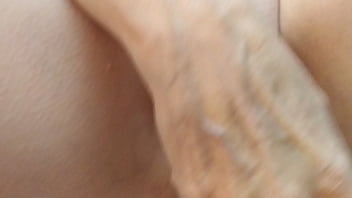 Naughty girl veggie fucking