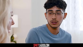 Shy guy his bff's stepmom masturbating and fucked her milf pussy