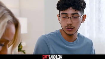 Shy guy his bff's stepmom masturbating and fucked her milf pussy