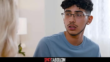 Shy guy his bff's stepmom masturbating and fucked her milf pussy