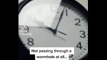 Totally normal passing through a wormhole at all