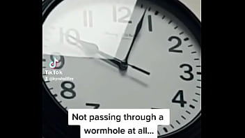 Totally normal passing through a wormhole at all