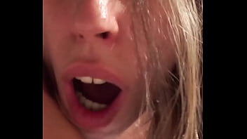 Candie cross' tiny ass looked too good not to ruin pov doggy drills a creamy facial finish