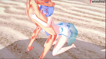 Rem blowjob on the beach zero 1 full & pov on sheer & fantasyking3