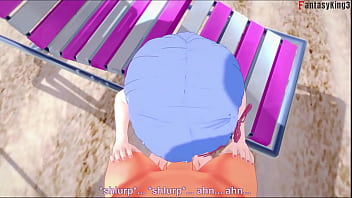 Rem blowjob on the beach zero 1 full & pov on sheer & fantasyking3