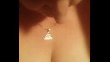 White slut titty fuck