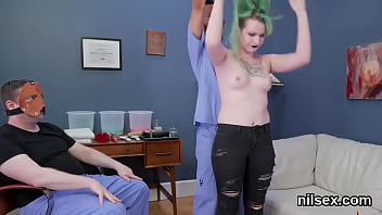 Silly slut gets her fuckholes gaped and intensely drilled