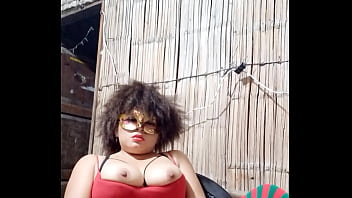 A chubby sexy girl makes porn for her followers and seduces them into masturbating while watching her naked and touching her vagina