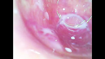 Pussy roller coaster glass dildo deep in the tight juicy pussy