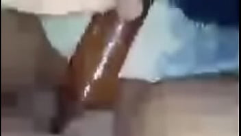 She fucks herself with dildo