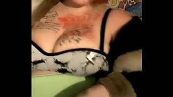 Mature Busty With Tattoos On Her Tits Dances Weird thumbnail
