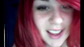 Busty Redhead Shows Huge Tits During Live Show thumbnail