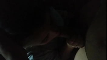 Teen sucking cuck