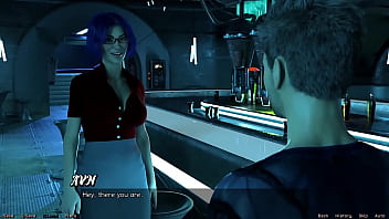 Stranded in space #15 date night with hot blue haired milf
