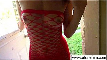 Amateur girl play with sex toys in front of camera vid 24