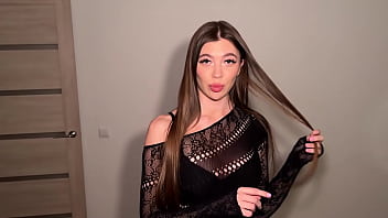 Slutty amateur brunette ex girlfriend came back for fuck