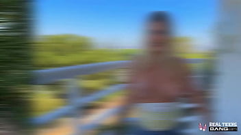 Bang real teens sky wonderland’s sloppy outdoor bj and creamy backseat cumshot