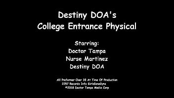 Tampa university entrance physical destiny doa