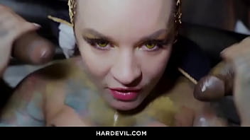 Busty sabien demonia having foursome with bbc's