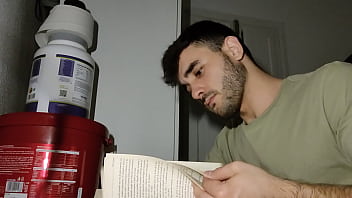 Me in my bedroom with a nice book