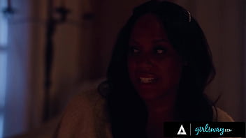 Lesbian babes summoned a milf spirit