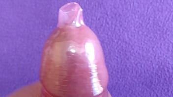 Ejaculation condom masturbation