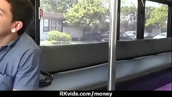 Sexy natural chick trades cash for some rough sex 19