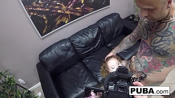 Hot spinner gets banged hard