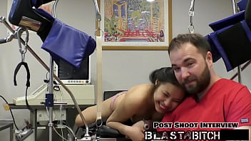 Raya nguyen's pussy gets blasted with cum