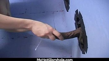 Teen ebony awesome gloryhole blowjob 17