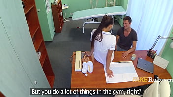 Secretary fucks doctor's step son during lunch break