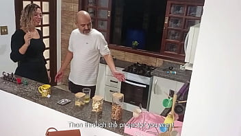 Anal sex with hotwife unfaithful wife in the bar pantry