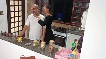 Anal sex with hotwife unfaithful wife in the bar pantry