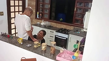 Anal sex with hotwife unfaithful wife in the bar pantry