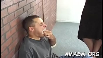 Cheerful minx cums hard on big lovestick