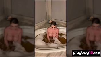 Big boobed cougar fingering her neglected pussy in the bath Big boobed cougar fingering her neglected pussy in the bath