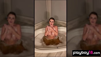 Big boobed cougar fingering her neglected pussy in the bath Big boobed cougar fingering her neglected pussy in the bath