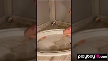 Big boobed cougar fingering her neglected pussy in the bath Big boobed cougar fingering her neglected pussy in the bath