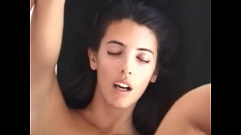 Kinky brunette slut sucks cock