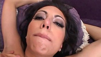 Busty brunette wants facial