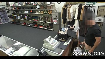 Pretty wench sex in shop
