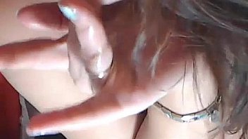 Cute euro teen deep dildo masturbation