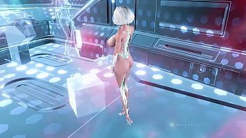 Mature cybernetic doll seduces you to test an improved breeding program