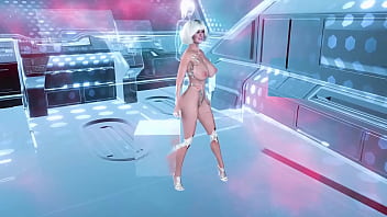 Mature cybernetic doll seduces you to test an improved breeding program