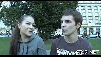 Check out with joy as our adorable babe gets nailed