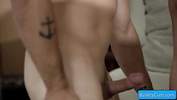 Stunning busty brunette milf fuck her hubby and suck him good